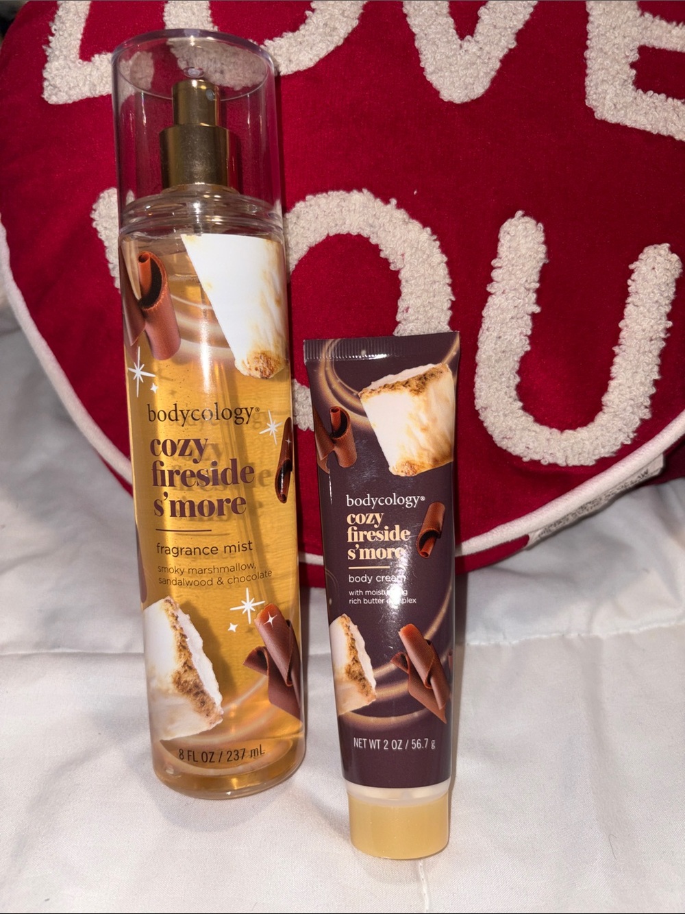 Bodycology Cozy Fireside S'more Fragrance Mist & Body Cream